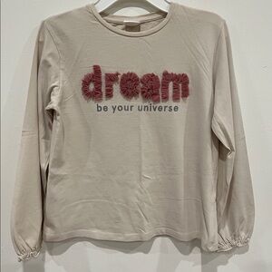 ZARA BIG GIRLS LONG SLEEVE T-SHIRT  TOP SIZE 10